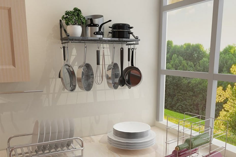 Storage multi-tasker for your small kitchen